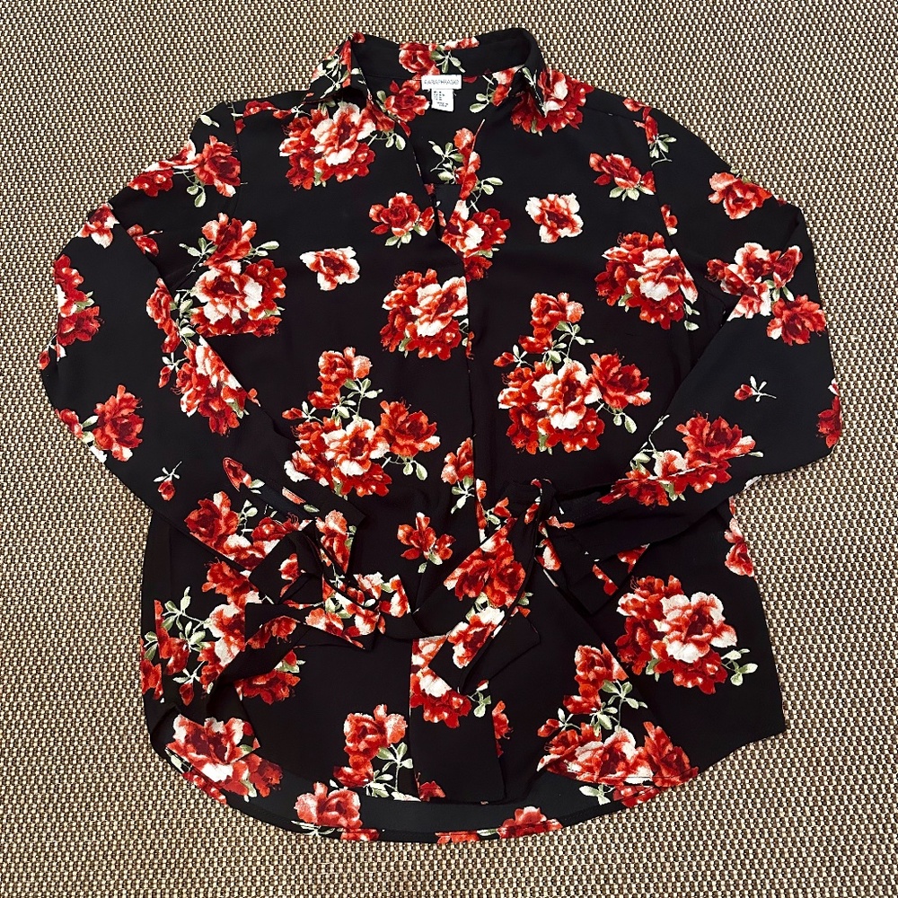 PARAPHRASE LADIES FLORAL BLOUSE MEDIUM